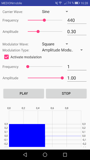 Tone Generator - Image screenshot of android app