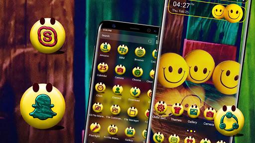 Smiley Emoji Launcher Theme - عکس برنامه موبایلی اندروید