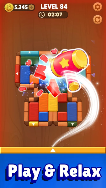 Wood Mania: Color Jam - Gameplay image of android game
