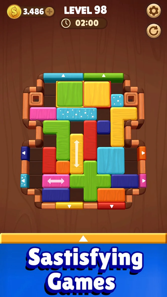 Wood Block: Color Jam - عکس بازی موبایلی اندروید