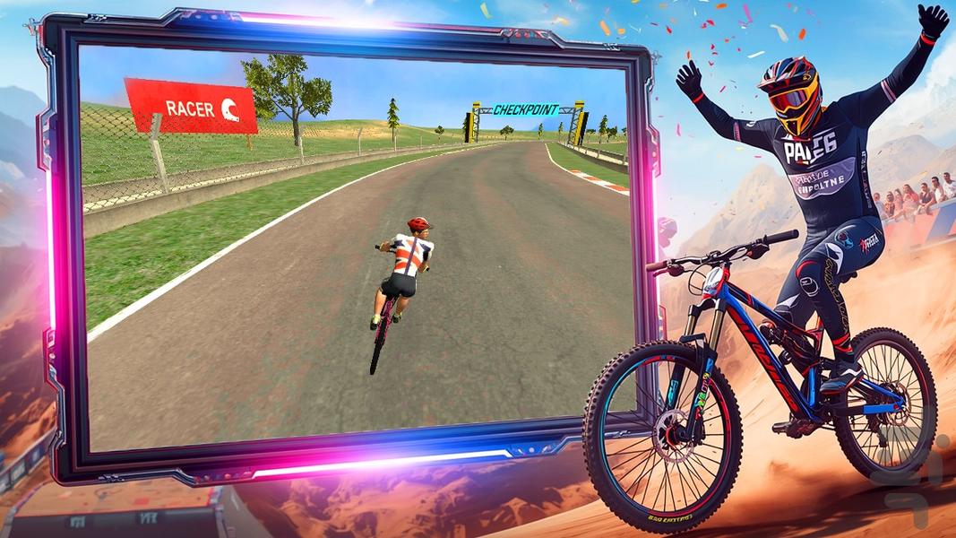 دوچرخه بازی - عکس بازی موبایلی اندروید