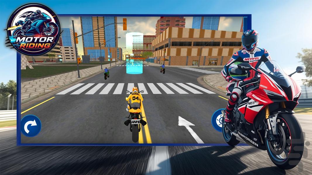 موتور بازی در شهر - Gameplay image of android game