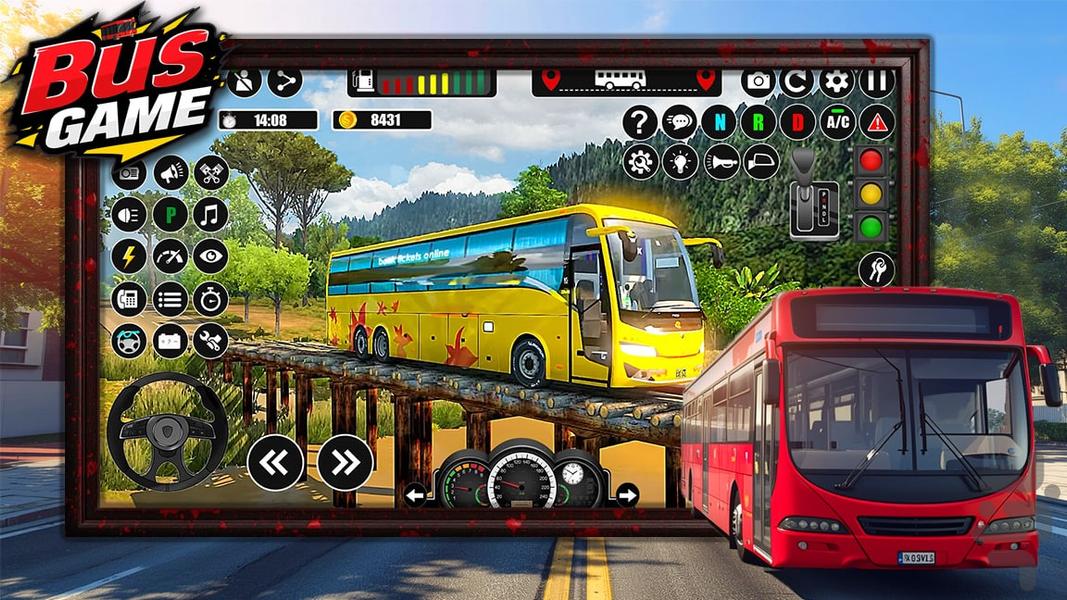 اتوبوس بازی افرودی - Gameplay image of android game