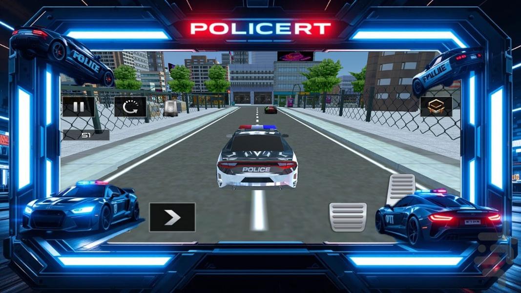 بازی ماشین پلیس - عکس بازی موبایلی اندروید