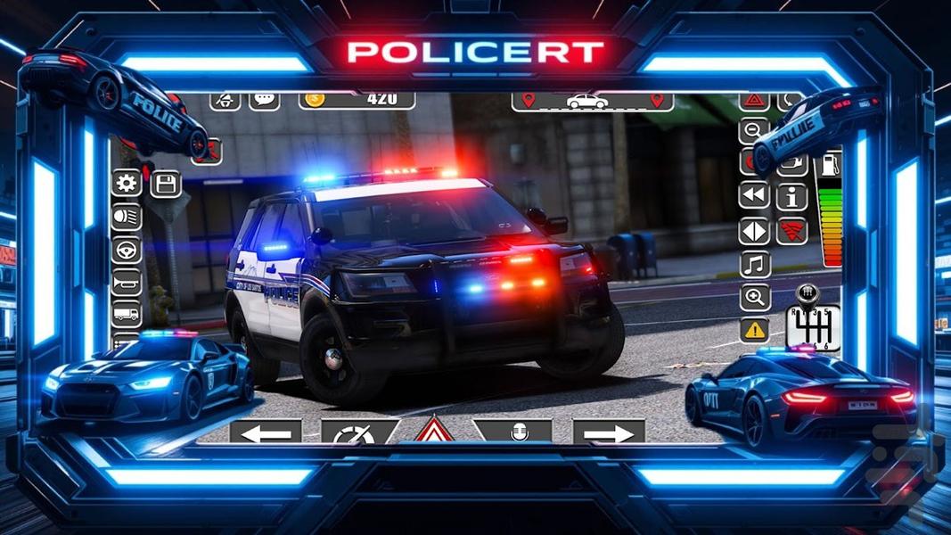 بازی ماشین پلیس - عکس بازی موبایلی اندروید