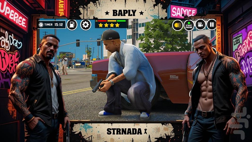 بازی گنگستر شهر - عکس بازی موبایلی اندروید