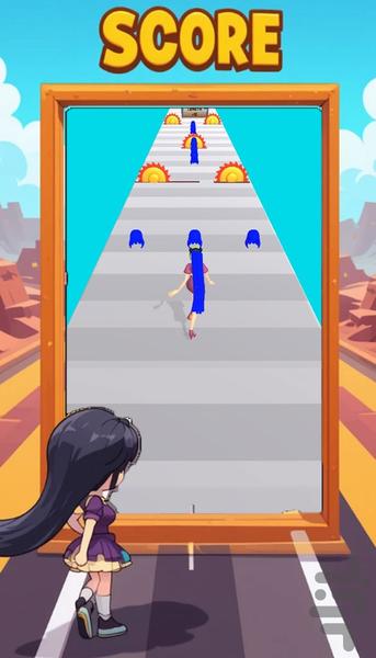 بازی دختر مو بلند - Gameplay image of android game