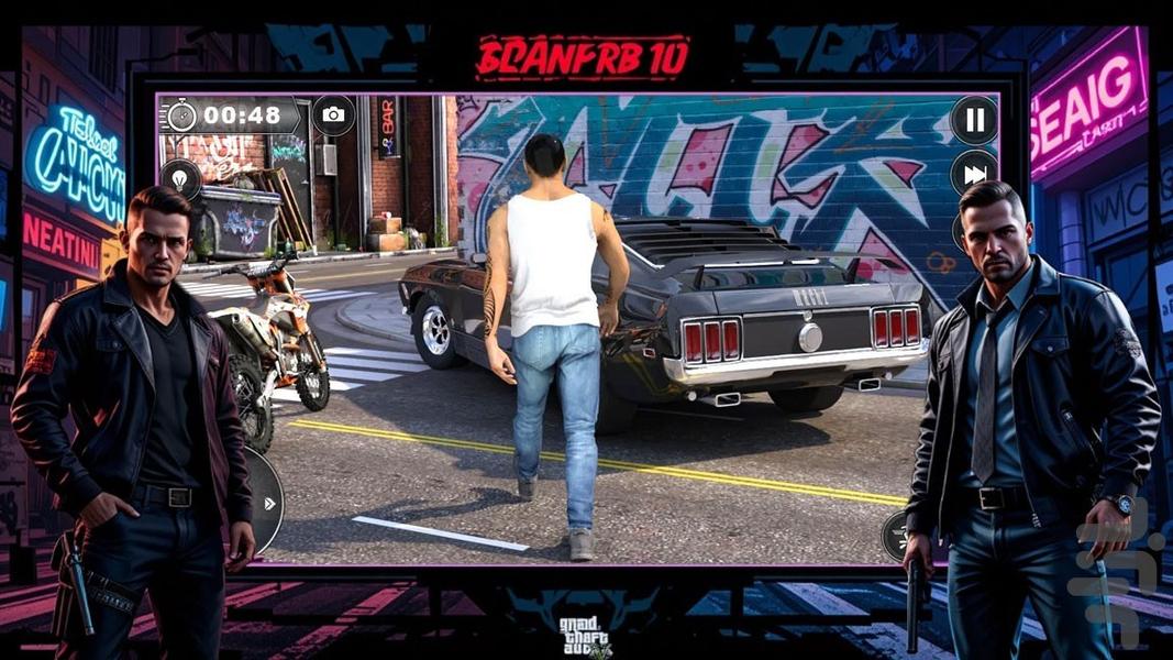 بازی سرقت بزرگ جی تی ای - عکس بازی موبایلی اندروید