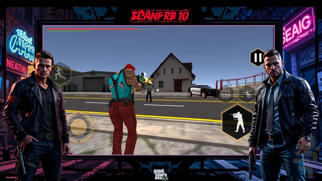بازی سرقت بزرگ جی تی ای - عکس بازی موبایلی اندروید