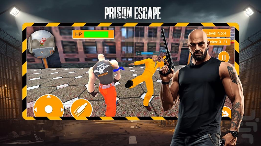 بازی فرار از زندان - Gameplay image of android game