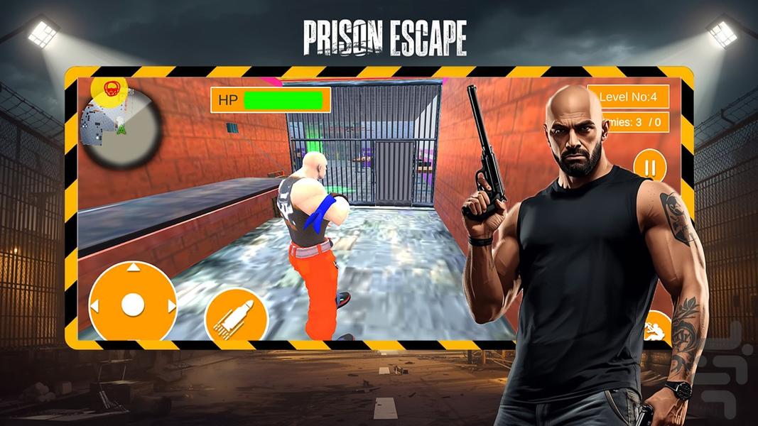 بازی فرار از زندان - Gameplay image of android game