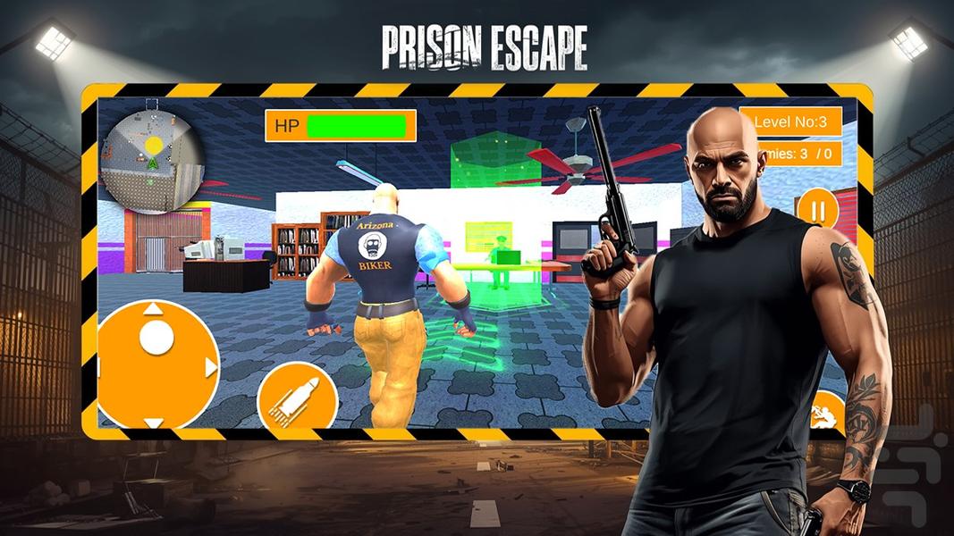 بازی فرار از زندان - Gameplay image of android game