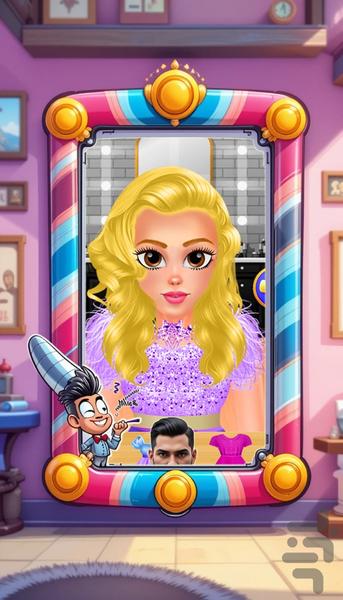 بازی ارایشگاهی - Gameplay image of android game