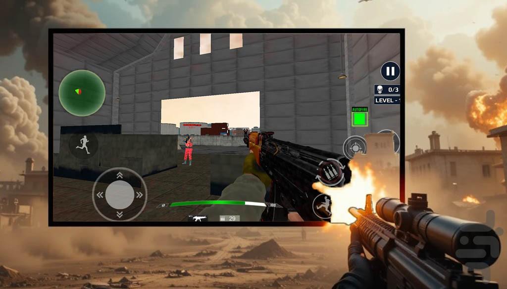 بازی تفنگی شلیک - Gameplay image of android game