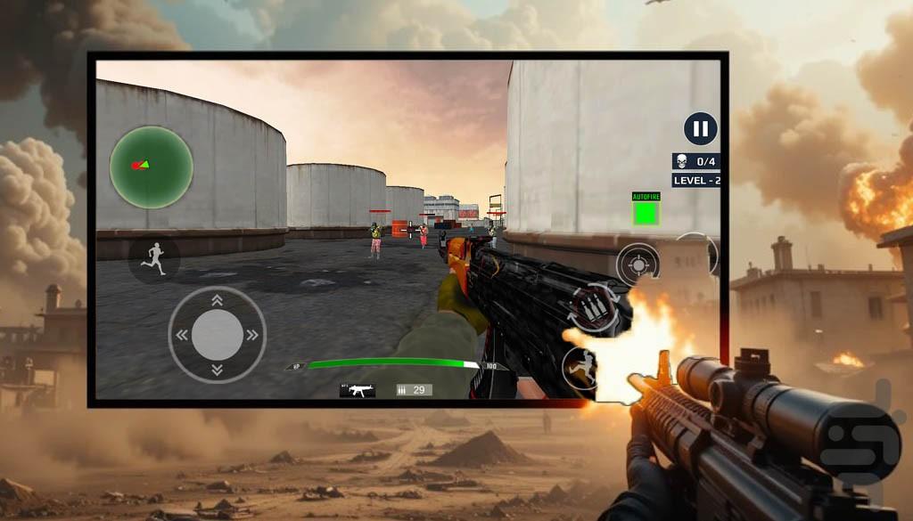 بازی تفنگی شلیک - Gameplay image of android game
