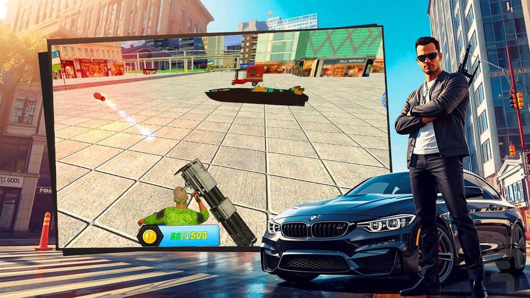 گنگستر بازی تفنگی - عکس بازی موبایلی اندروید