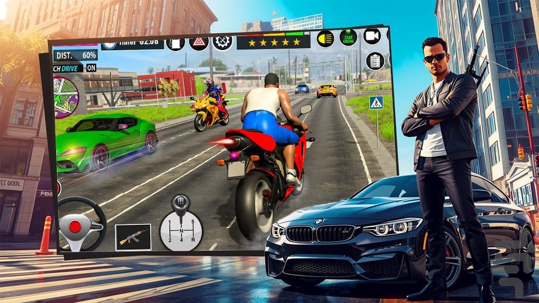 گنگستر بازی تفنگی - عکس بازی موبایلی اندروید