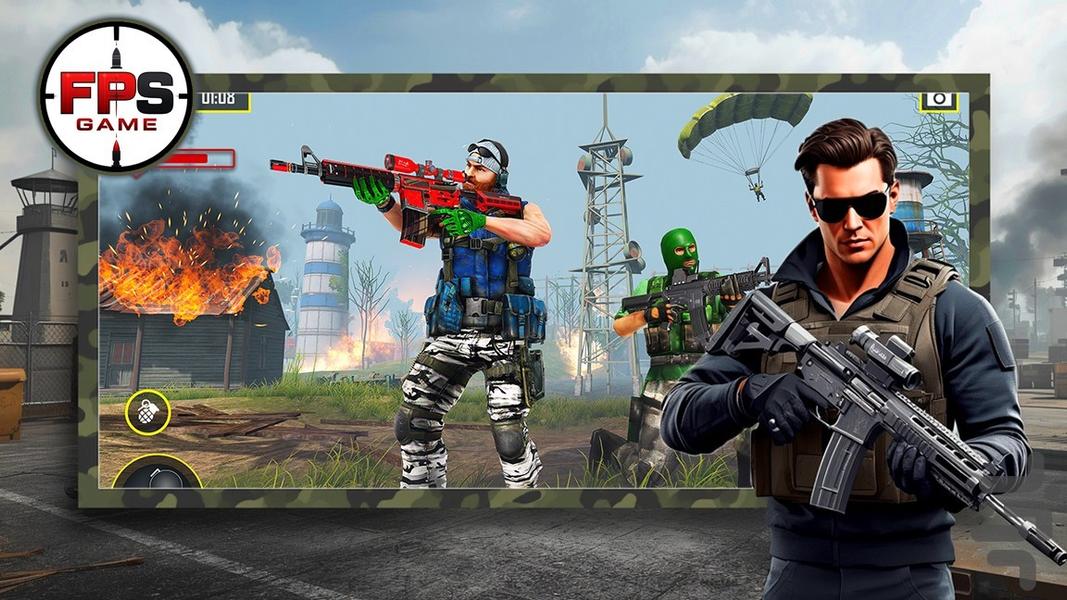 بازی تفنگی عملیات ویژه - عکس بازی موبایلی اندروید