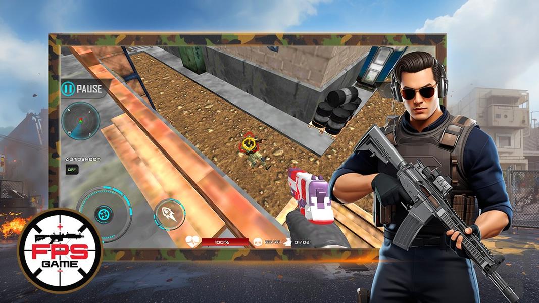 تفنگ بازی در شهر - عکس بازی موبایلی اندروید