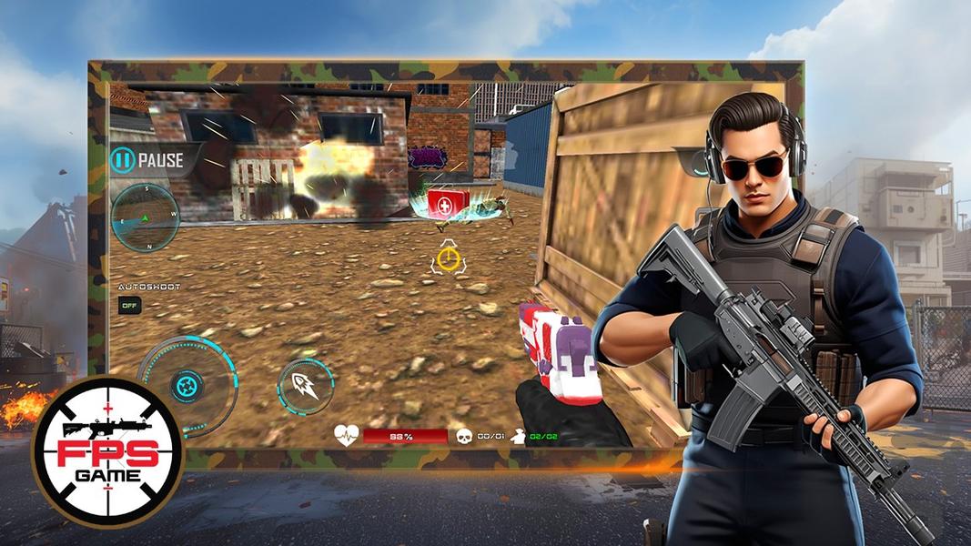 تفنگ بازی در شهر - عکس بازی موبایلی اندروید