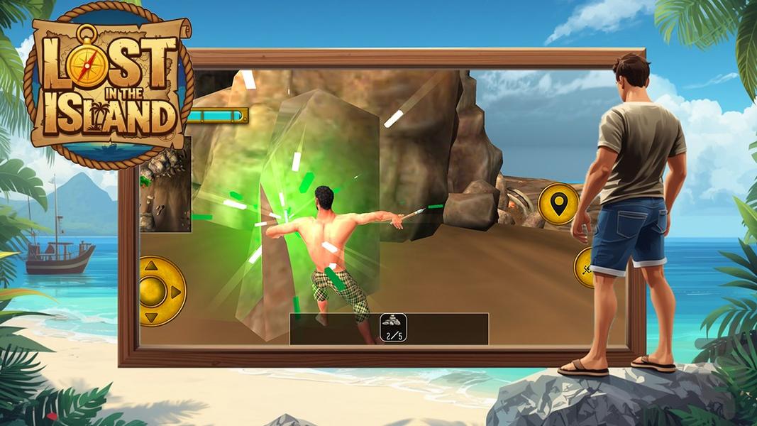 بازی جدید جزیره گمشده - عکس بازی موبایلی اندروید