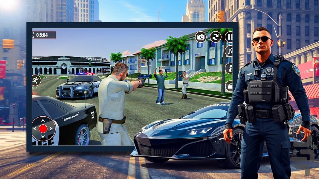 بازی ماشین پلیس - Gameplay image of android game