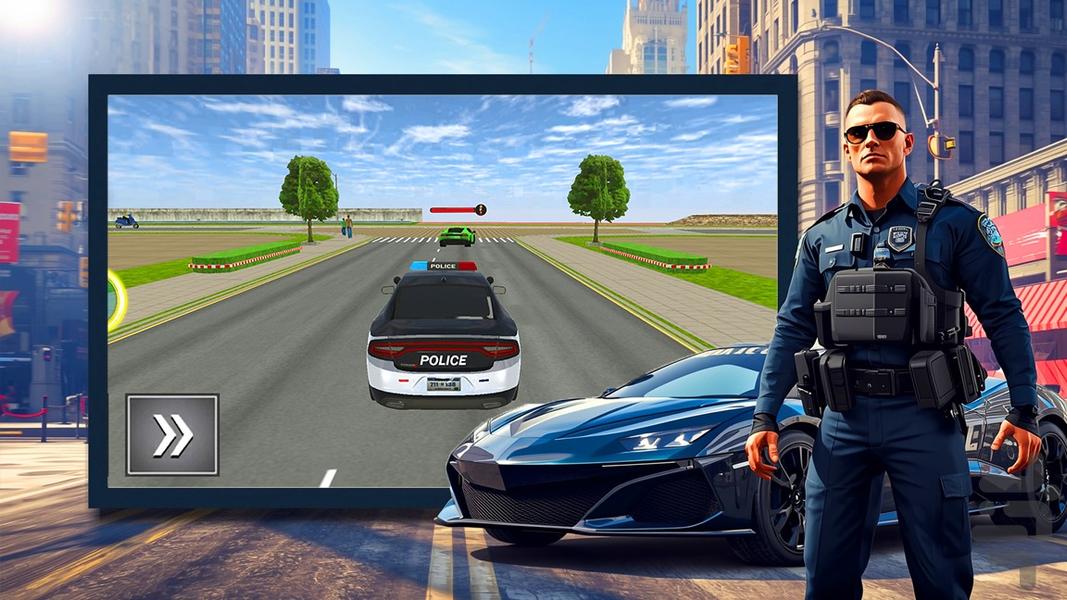 بازی ماشین پلیس - Gameplay image of android game