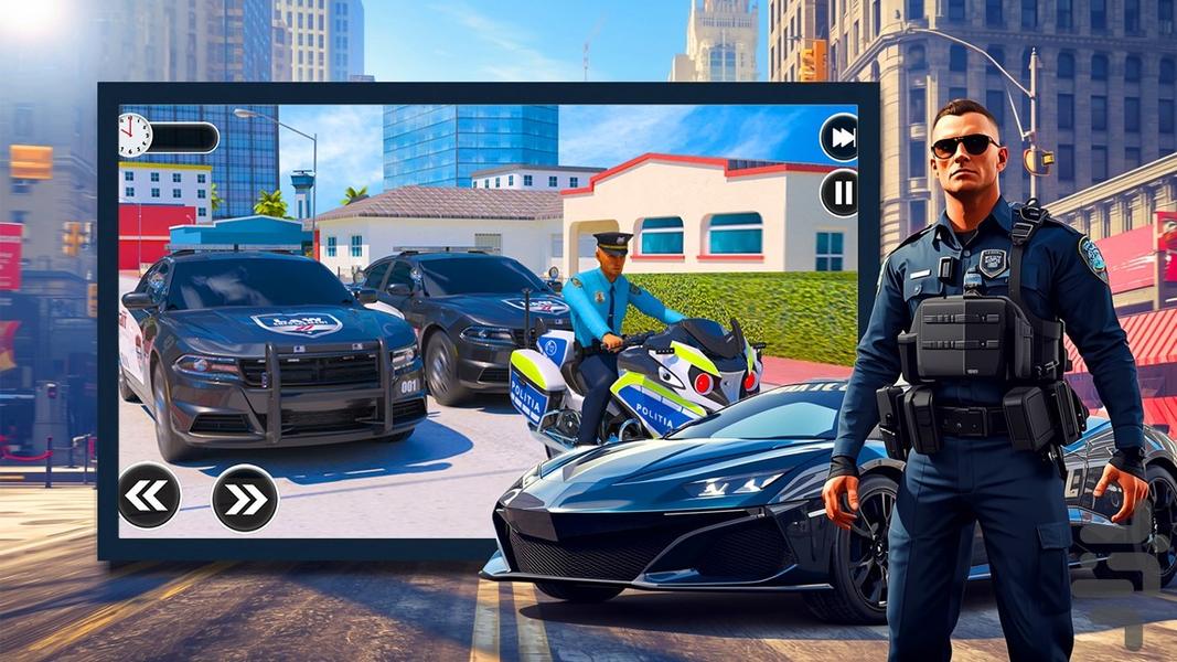 بازی ماشین پلیس - Gameplay image of android game