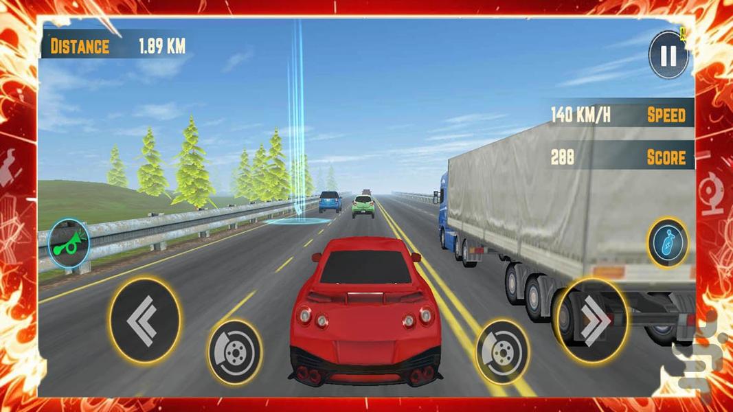 ماشین بازی در اتوبان - عکس بازی موبایلی اندروید