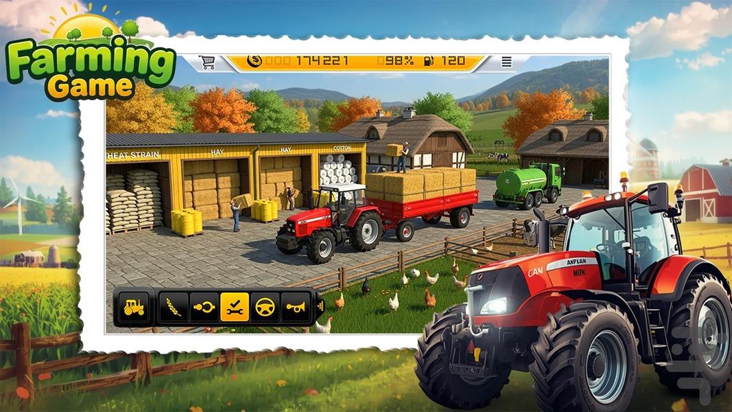 تراکتور بازی - Gameplay image of android game