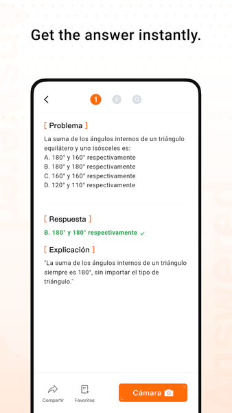 Answered! - Image screenshot of android app