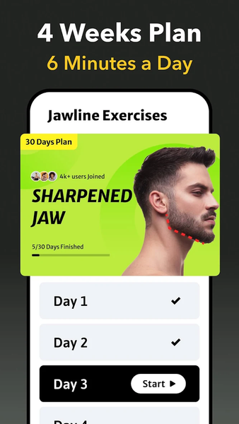 Jawline Exercises - Face Yoga - عکس برنامه موبایلی اندروید