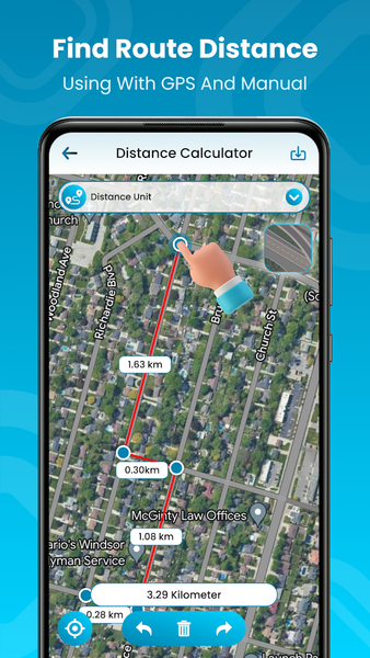 GPS Measure Area Calculator - Image screenshot of android app