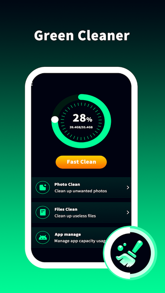 Green Cleaner-Phone Manage - عکس برنامه موبایلی اندروید