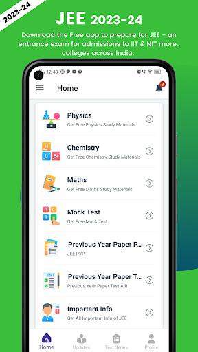 JEE Mains & JEE Advance 2025 - عکس برنامه موبایلی اندروید