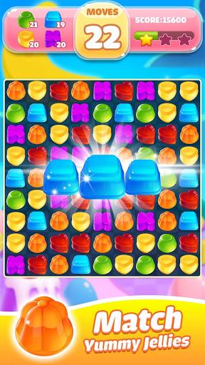 Jelly Jam Crush- Match 3 Games - Gameplay image of android game