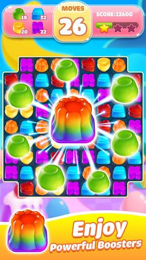 Jelly Jam Crush- Match 3 Games - Gameplay image of android game