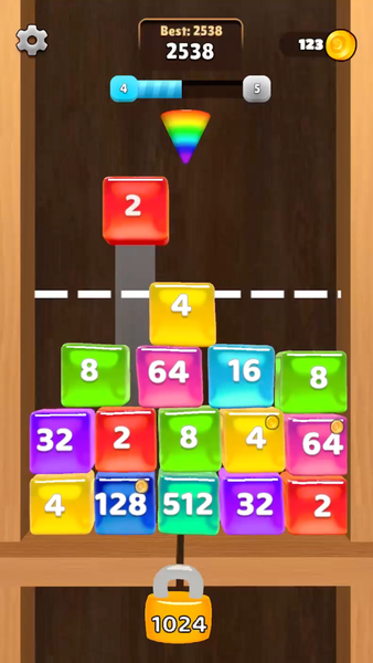 Jelly Cubes ۲۰۴۸: Logic Puzzle - عکس بازی موبایلی اندروید