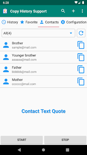 Clipboard Manager - عکس برنامه موبایلی اندروید