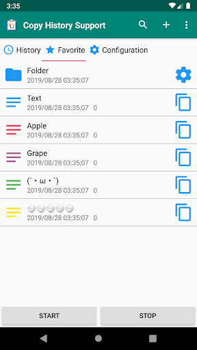 Clipboard Manager - عکس برنامه موبایلی اندروید