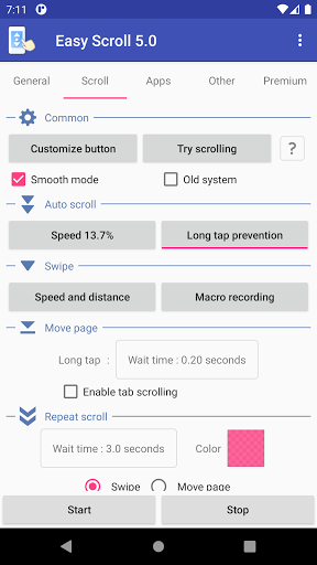 Easy Scroll - عکس برنامه موبایلی اندروید