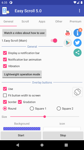 Easy Scroll - Image screenshot of android app