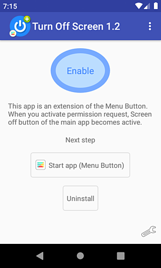 Turn Off Screen - Image screenshot of android app
