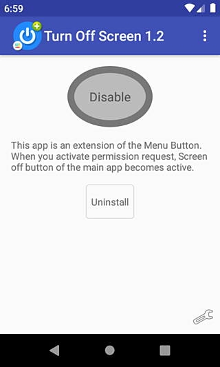 Turn Off Screen - عکس برنامه موبایلی اندروید