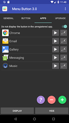 Menu Button (No root) - عکس برنامه موبایلی اندروید