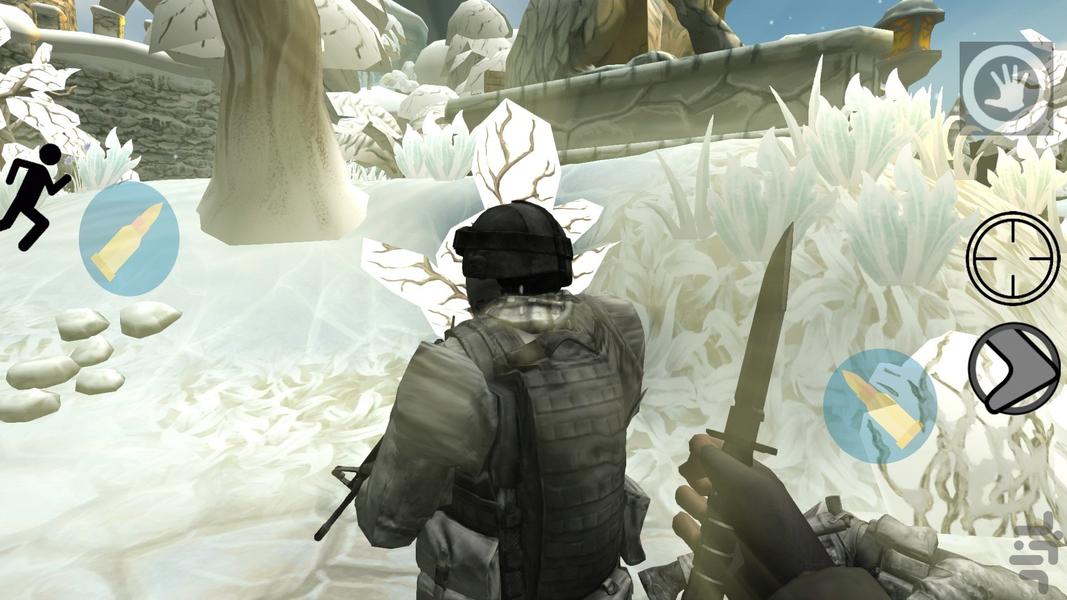 War in winter - Gameplay image of android game