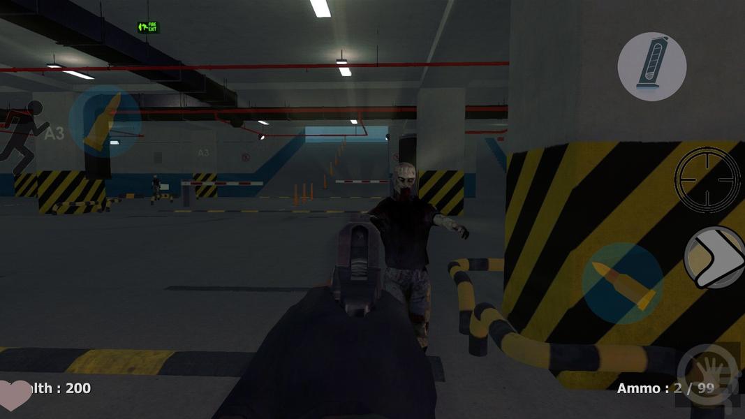 بازی ترسناک قتل در پارکینگ - Gameplay image of android game