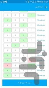 آزمون آیین نامه + آموزش - عکس برنامه موبایلی اندروید