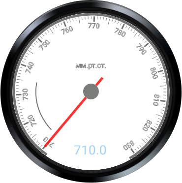 Barometer + pressure tracker - عکس برنامه موبایلی اندروید