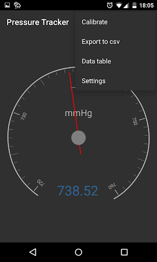 Barometer + pressure tracker - عکس برنامه موبایلی اندروید